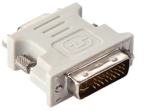 ماتريكس موصل DVI إلى VGA أبيض 4 سم