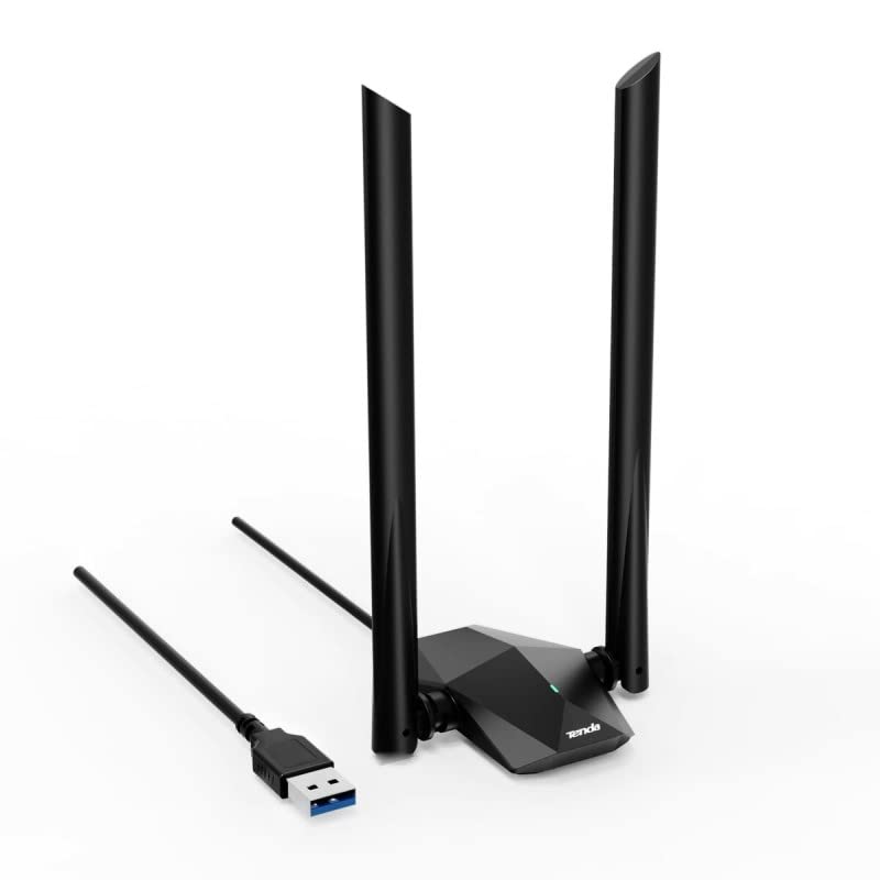 محول U18a AX1800 من تندا ثنائي النطاق للإشارة القوية واي فاي 6 USB
