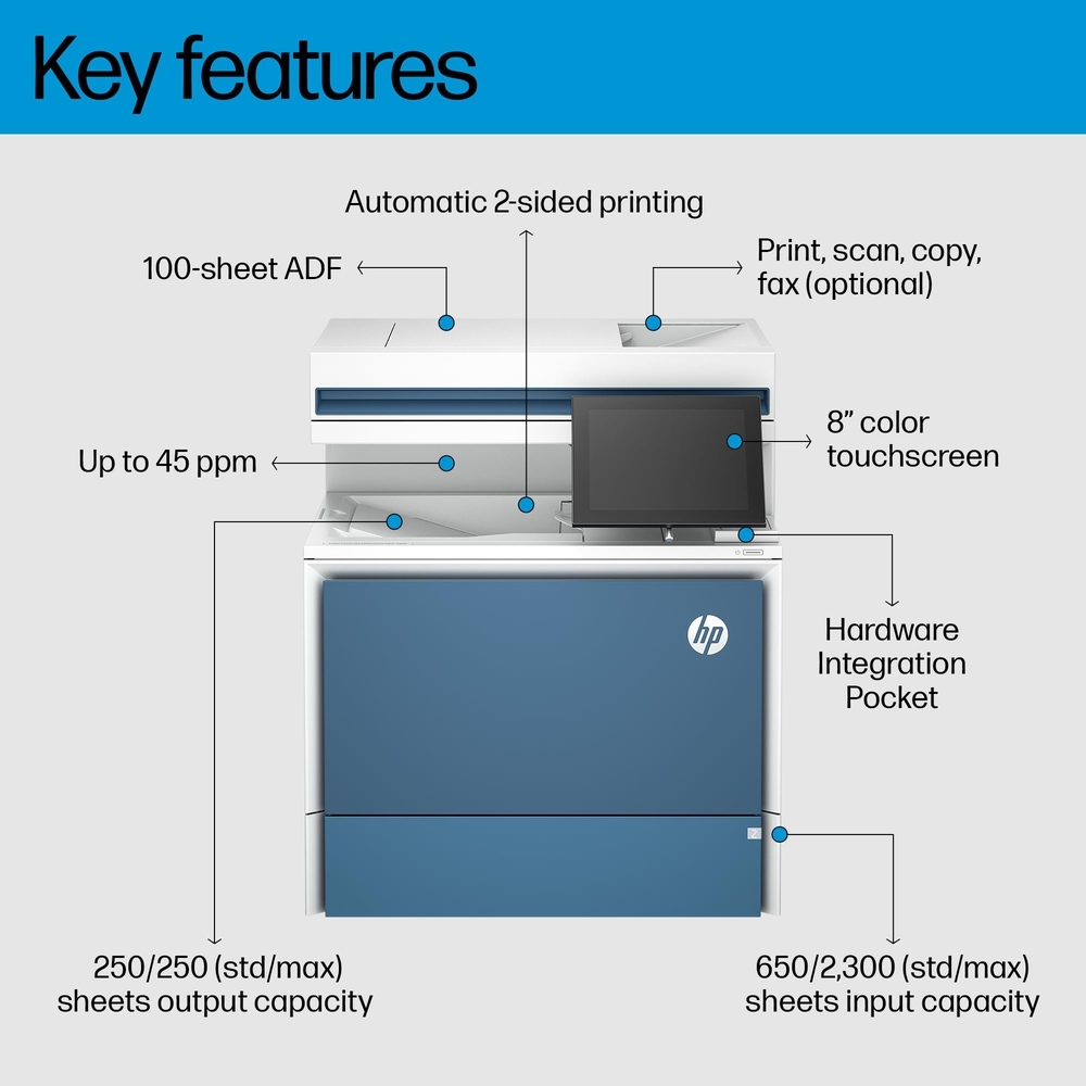 طابعة ليزر ملونة اتش بي Color LaserJet Enterprise