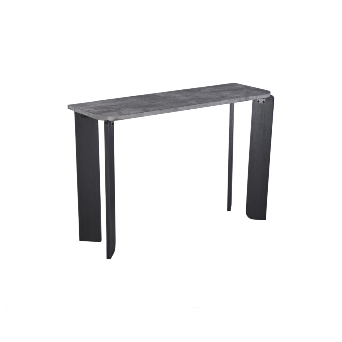  Dark grey modern wooden console 120cm 