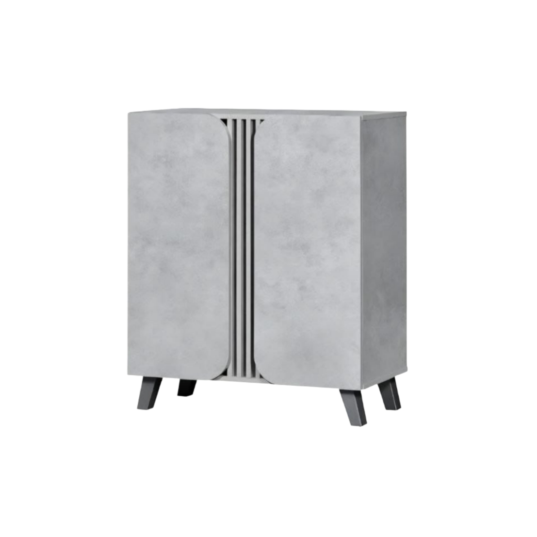  Multi color wooden shoe cabinet in gray color modern design 
