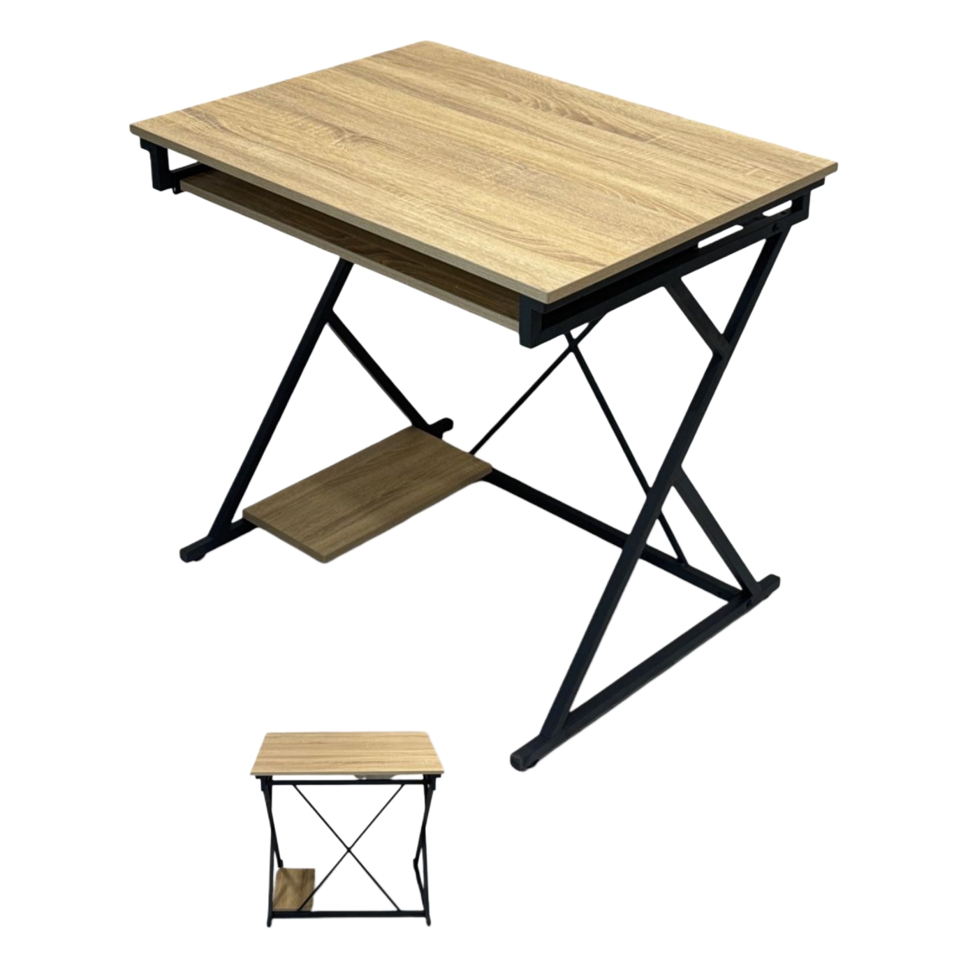  Natural tone practical desk for calm decor styles 