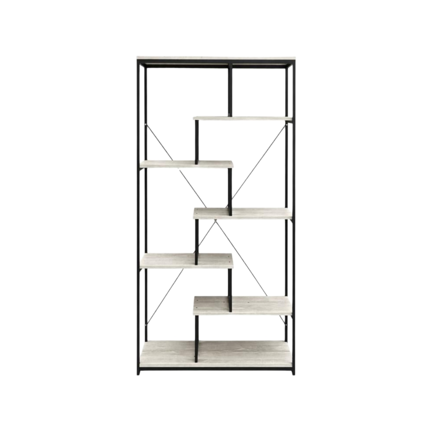  Light stone gray modern storage shelves 