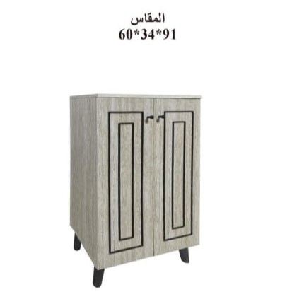  دولاب تخزين بلون بيج بتصميم عملي للمساحات الصغيرة 