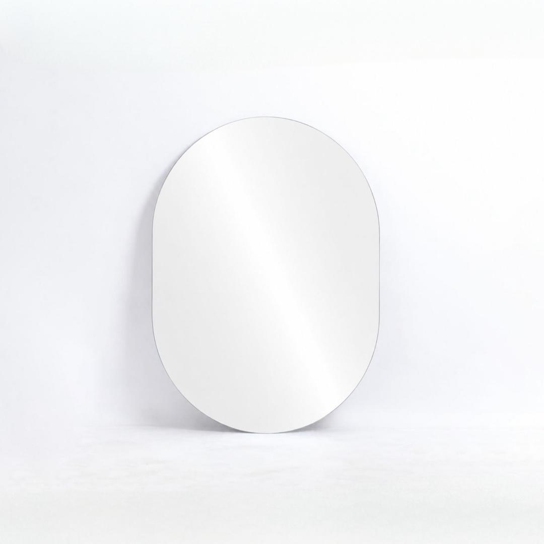  Modern Wall Mirror with Soft Rounded Edges 