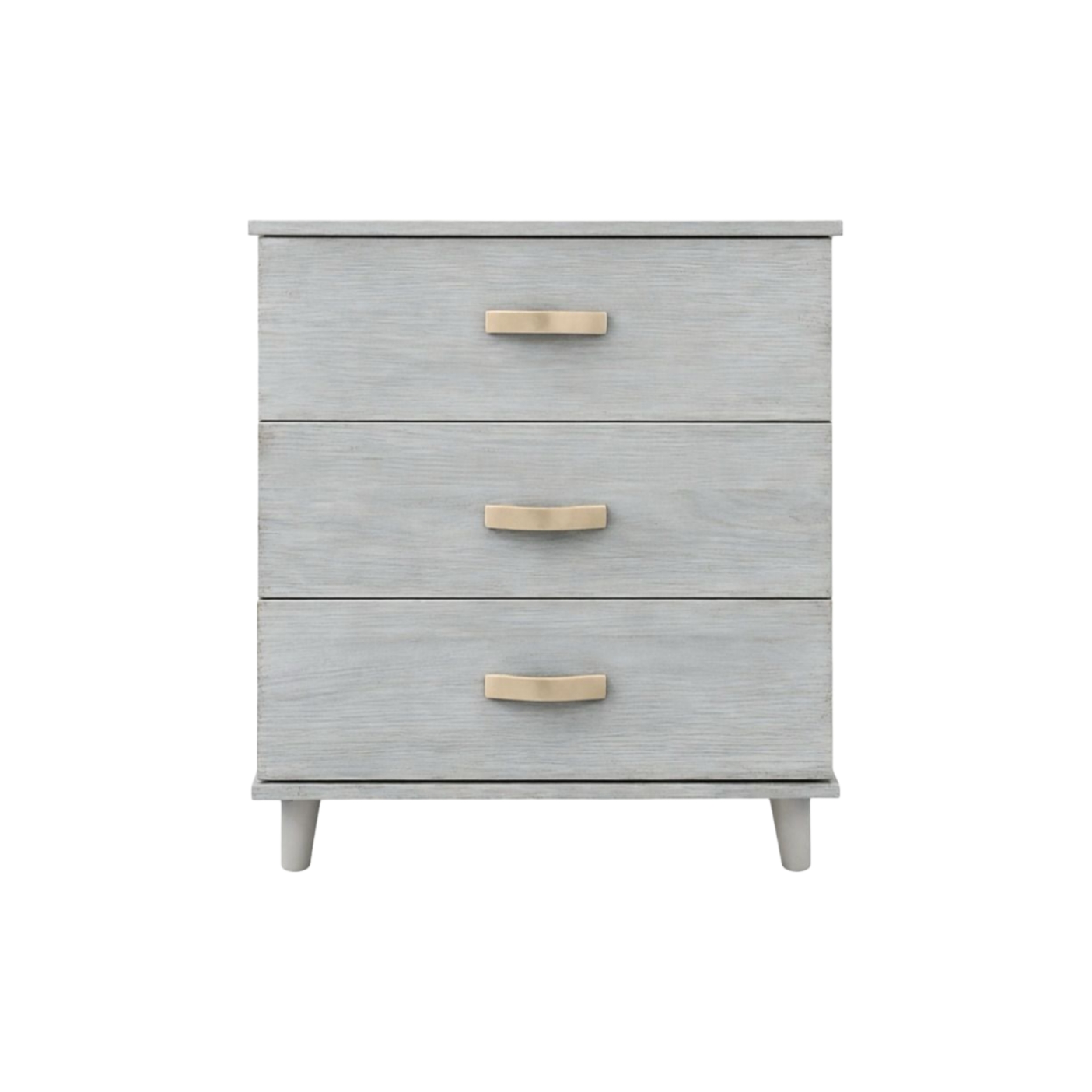  3-drawer cabinet in light gray color 