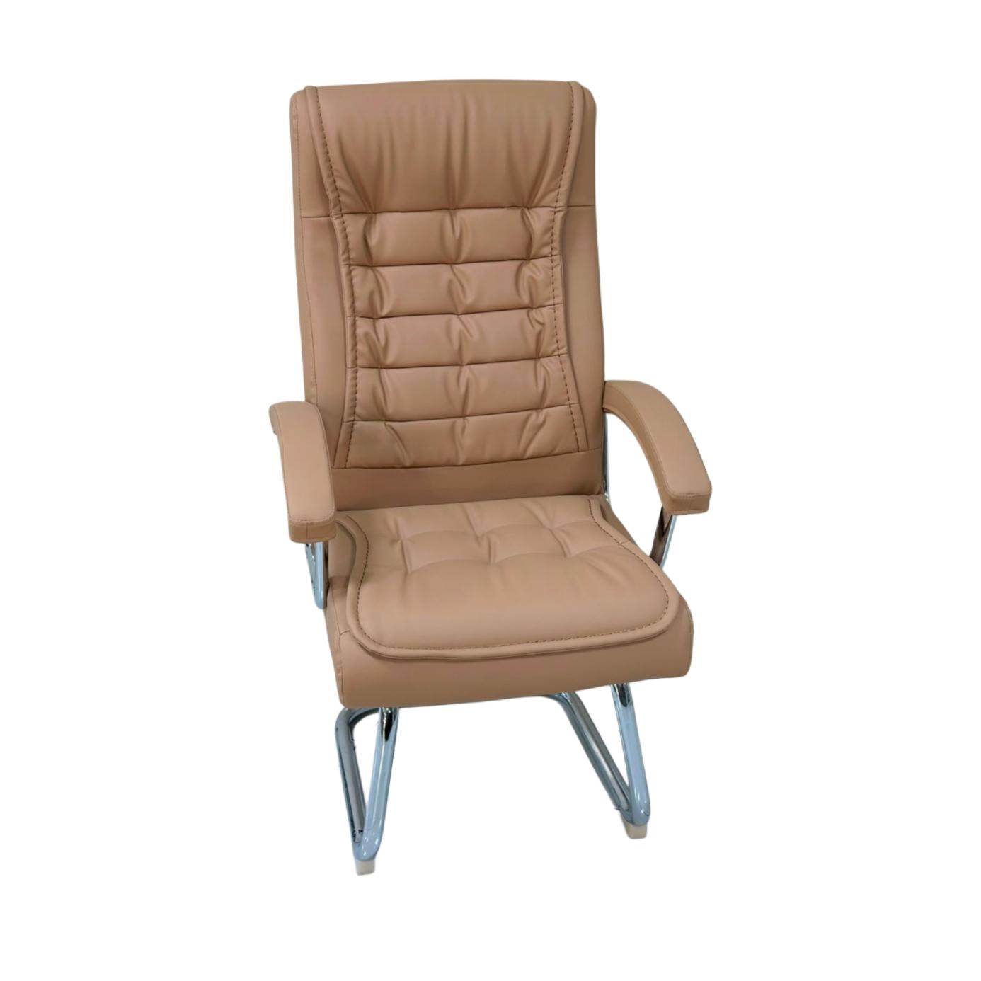  Multi-color fixed leather chair in beige by Lamsat Furnishing 
