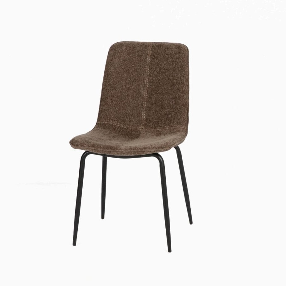  Modern brown dining chair with warm elegant look 