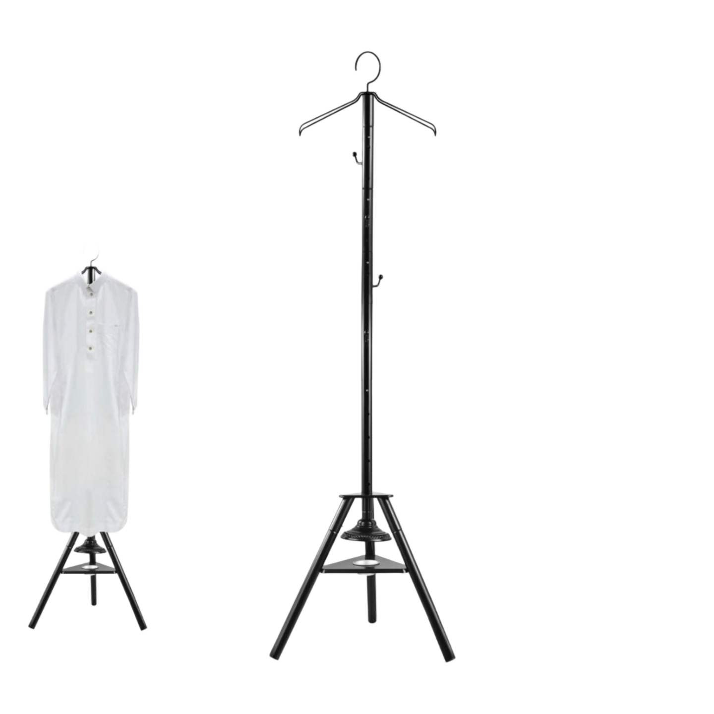  Modern black garment incense stand 