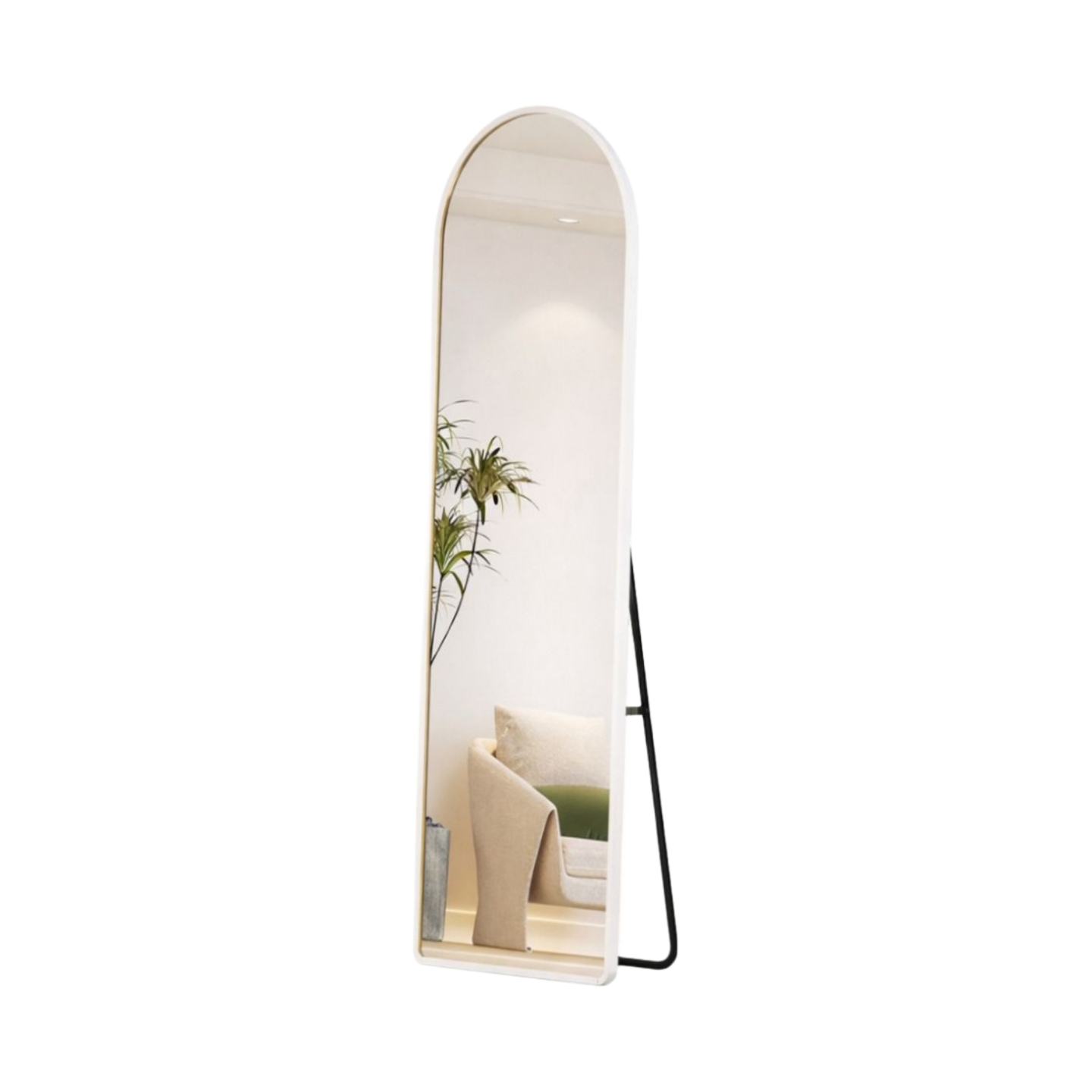  Luxury white multi color standing mirror 