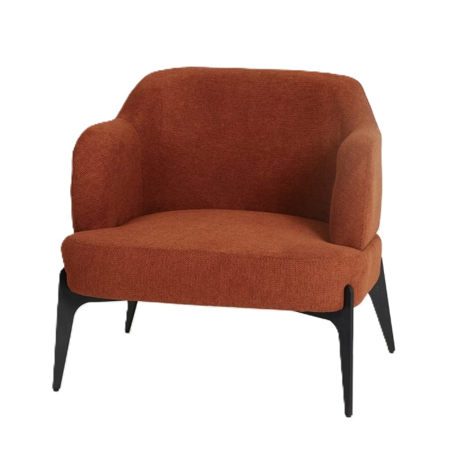  Modern chair orange color 