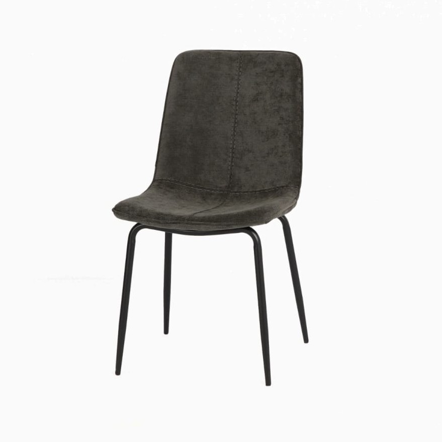  Modern black dining chair with sleek modern style 
