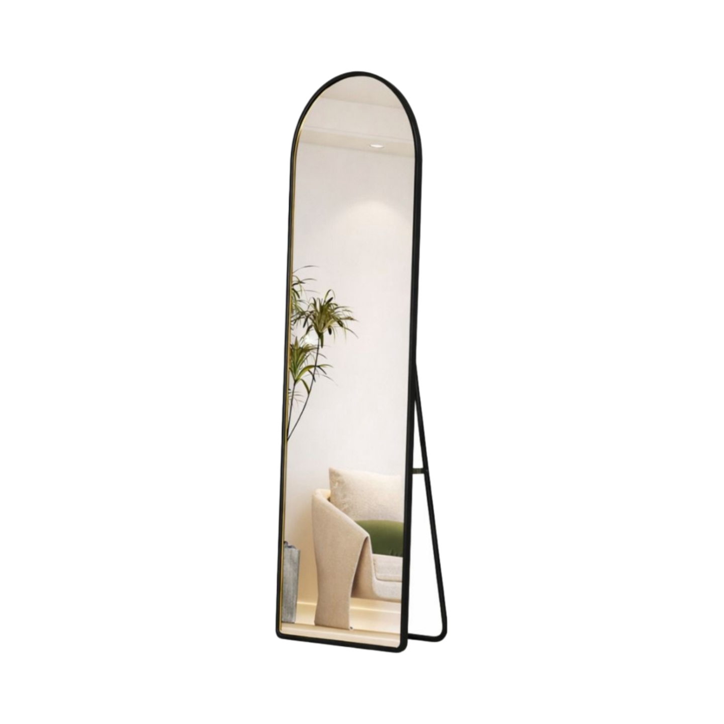  Modern black multi color standing mirror 