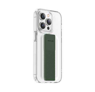 Green Lion iPhone 14 Back Case with Grip - Clear