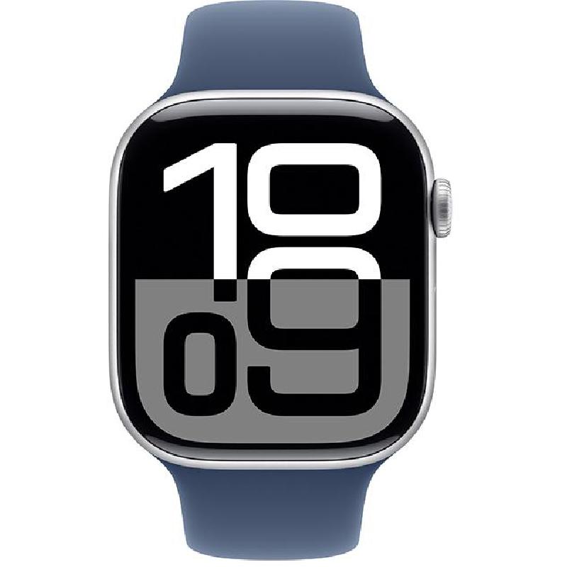 Apple Watch Series 10 46mm GPS Silver with Blue Band