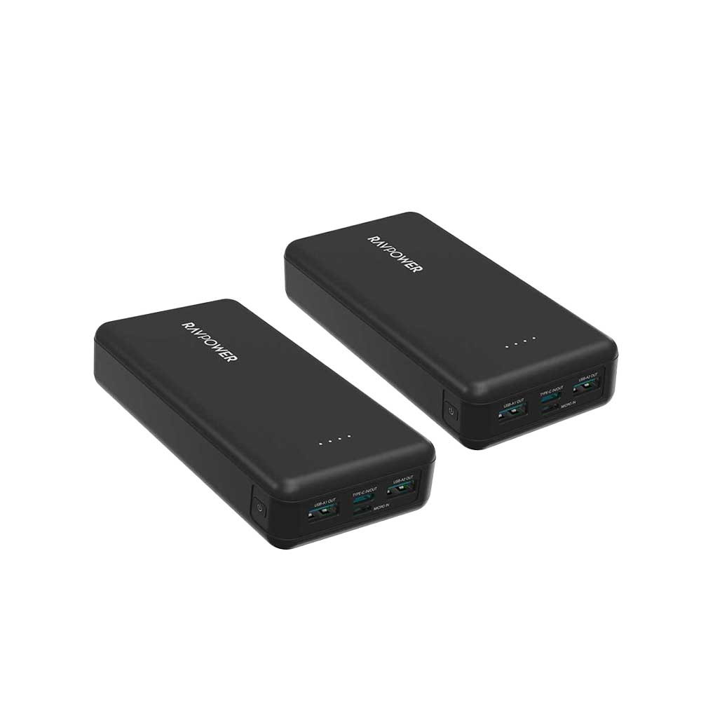 Offer - 2 RAVPower 20000mAh 15W Portable Chargers