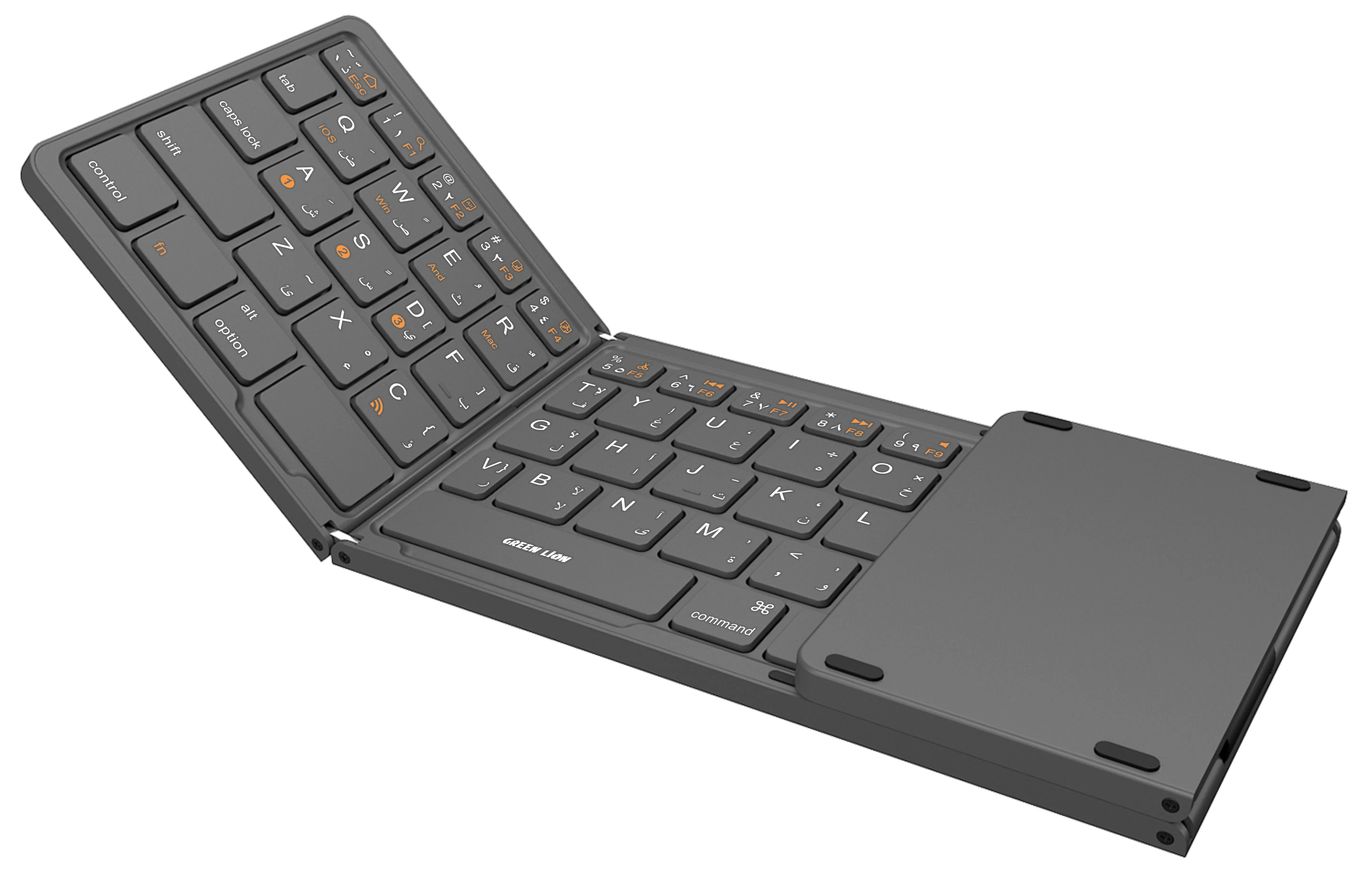 Green Lion Foldable Bluetooth Keyboard - Gray