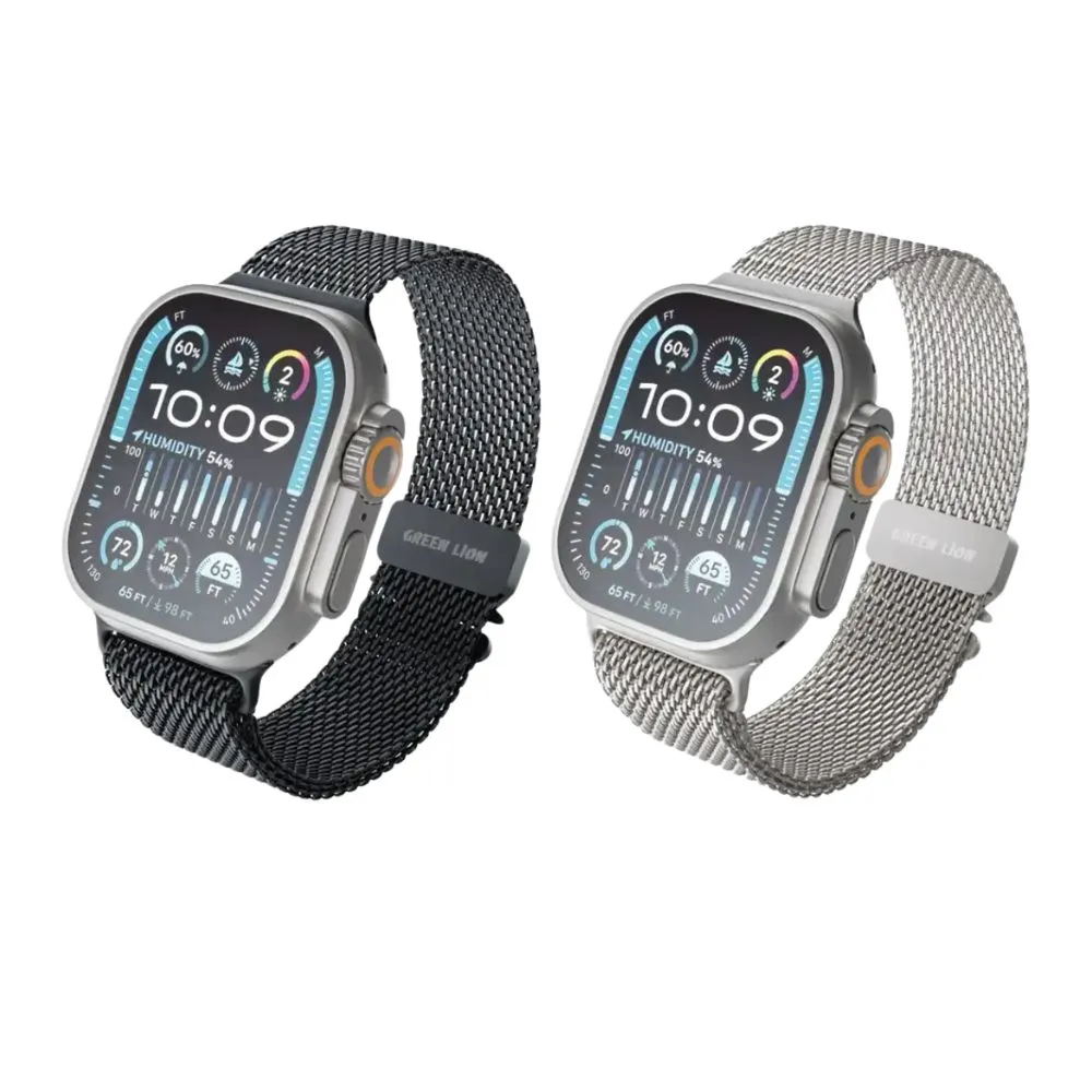 Green Lion Milanese Loop Strap For iWatch