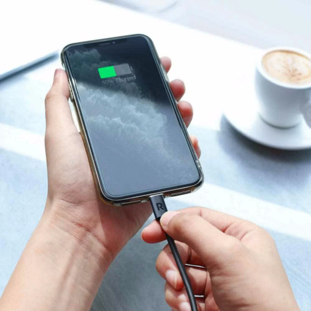 RAVPower 1m Type-C Lightning Cable - Black