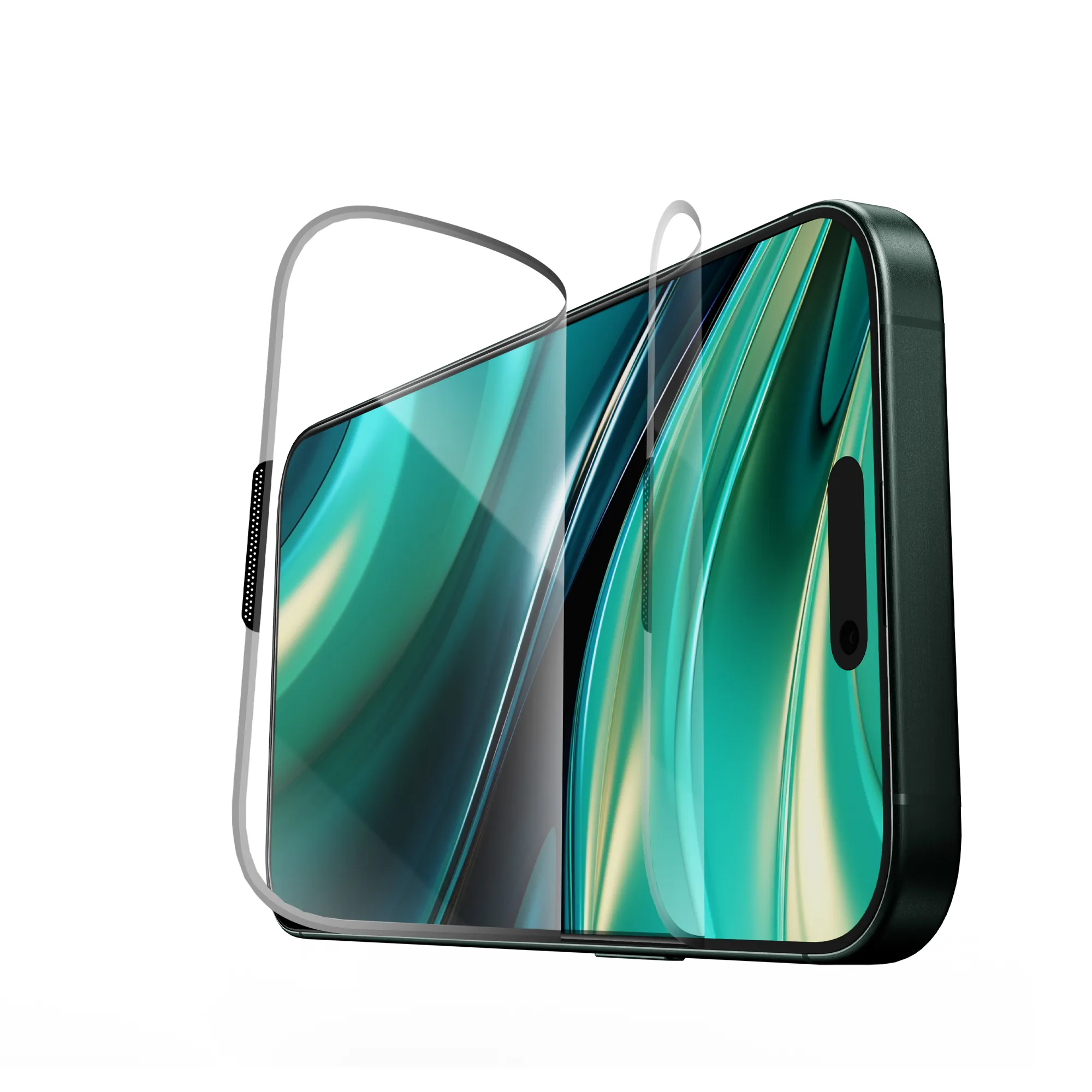 Green Lion Diego Pet HD Anti-Broken Soft Edge iPhone 16 Pro/Pro Max