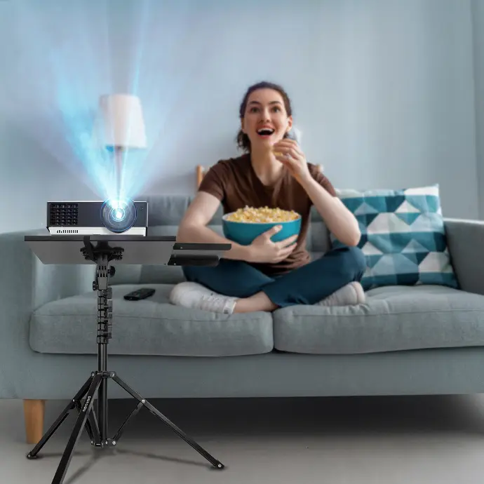 Porodo Multi-Function Stand Projector & Laptop