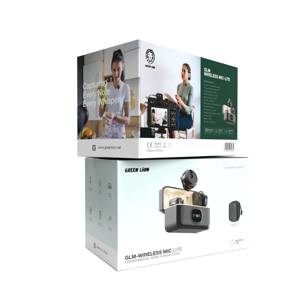 Green Lion Digital Display Mic Black