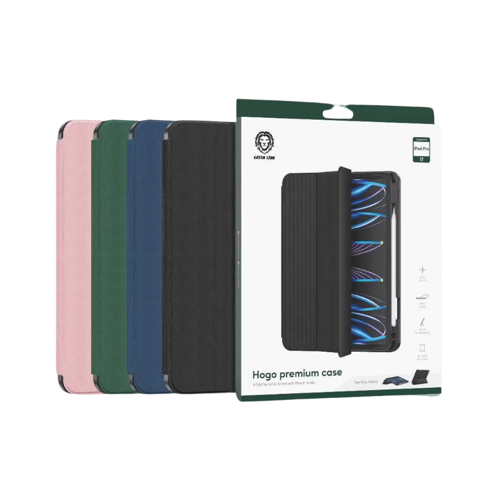 Green Lion Hogo Premium Case with Pencil Holder iPad 11