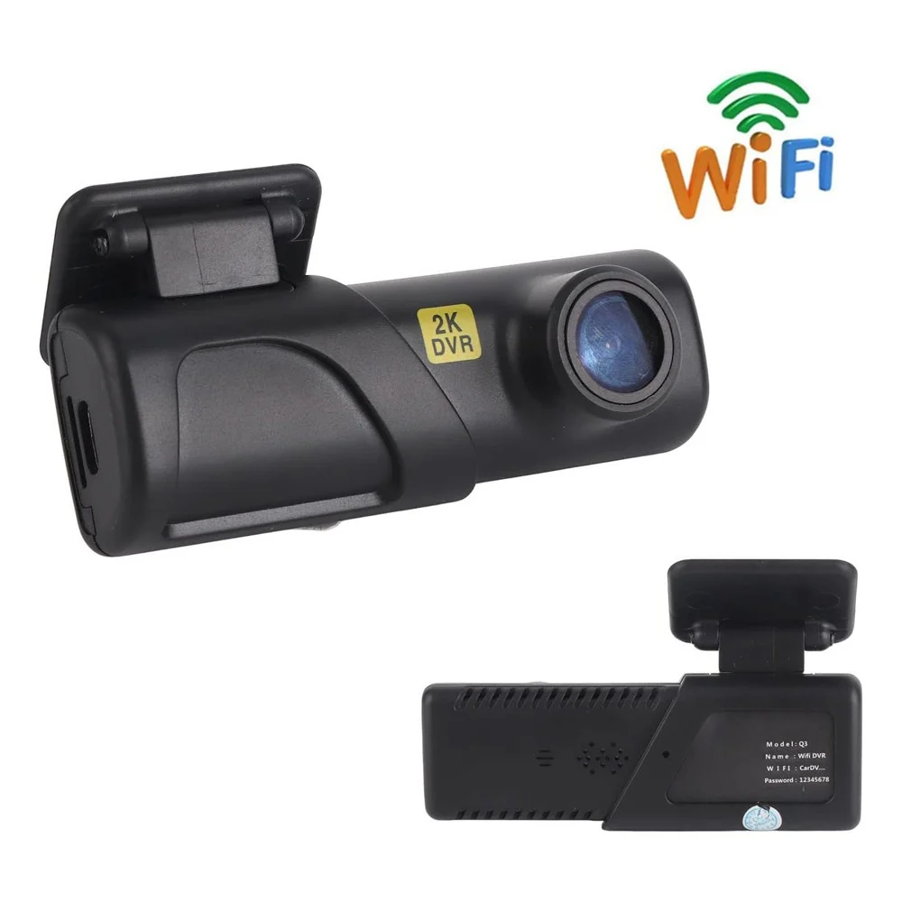 Sonic Q3 Front Dash Cam 2K Resolution with Wi-Fi – Black