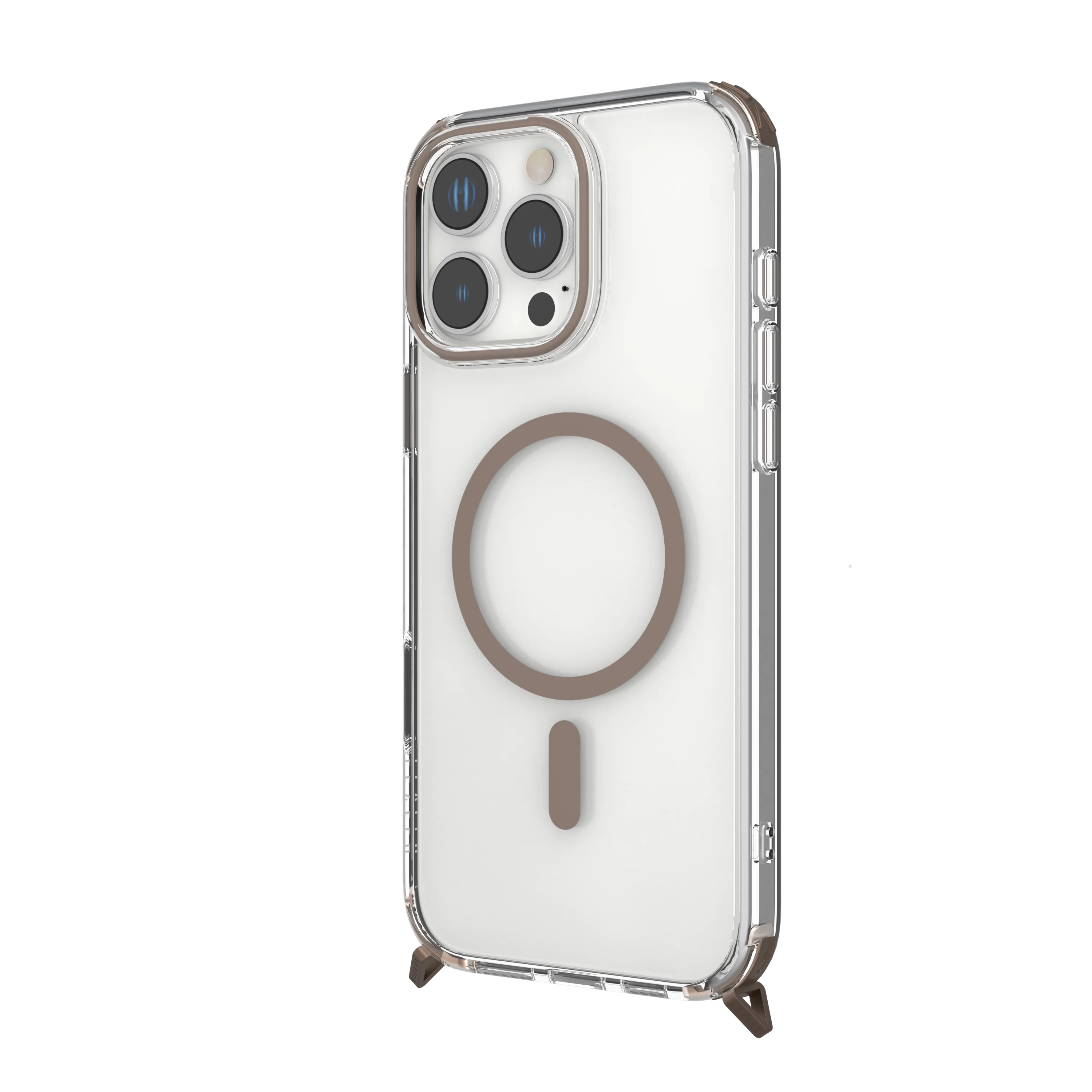 Levelo Celeste Magsafe Case With Crossbody Strap for iPhone 16 Pro Max
