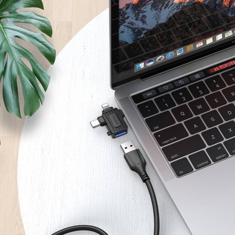Porodo OTG Adapter - Black