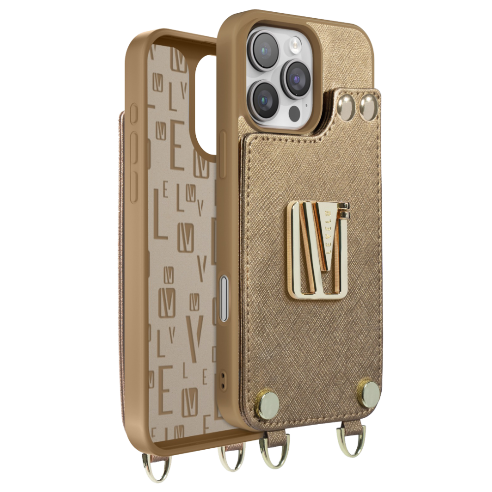 Levelo Serena Leather Case for iPhone 16 Pro Max