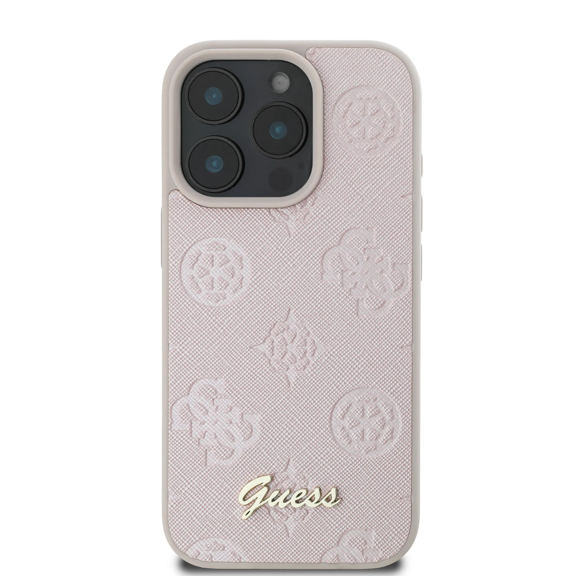 كفر Guess آيفون 16 برو بتصميم زهور الفاوانيا 