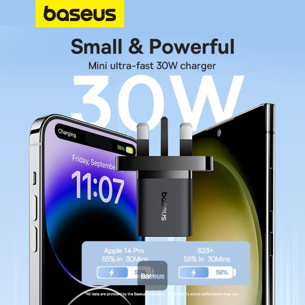  Baseus GaN 5 30W Type-C Mini Fast Charger