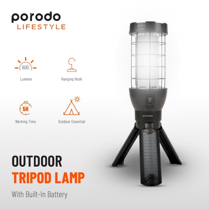 Porodo Outdoor Tripod Lamp