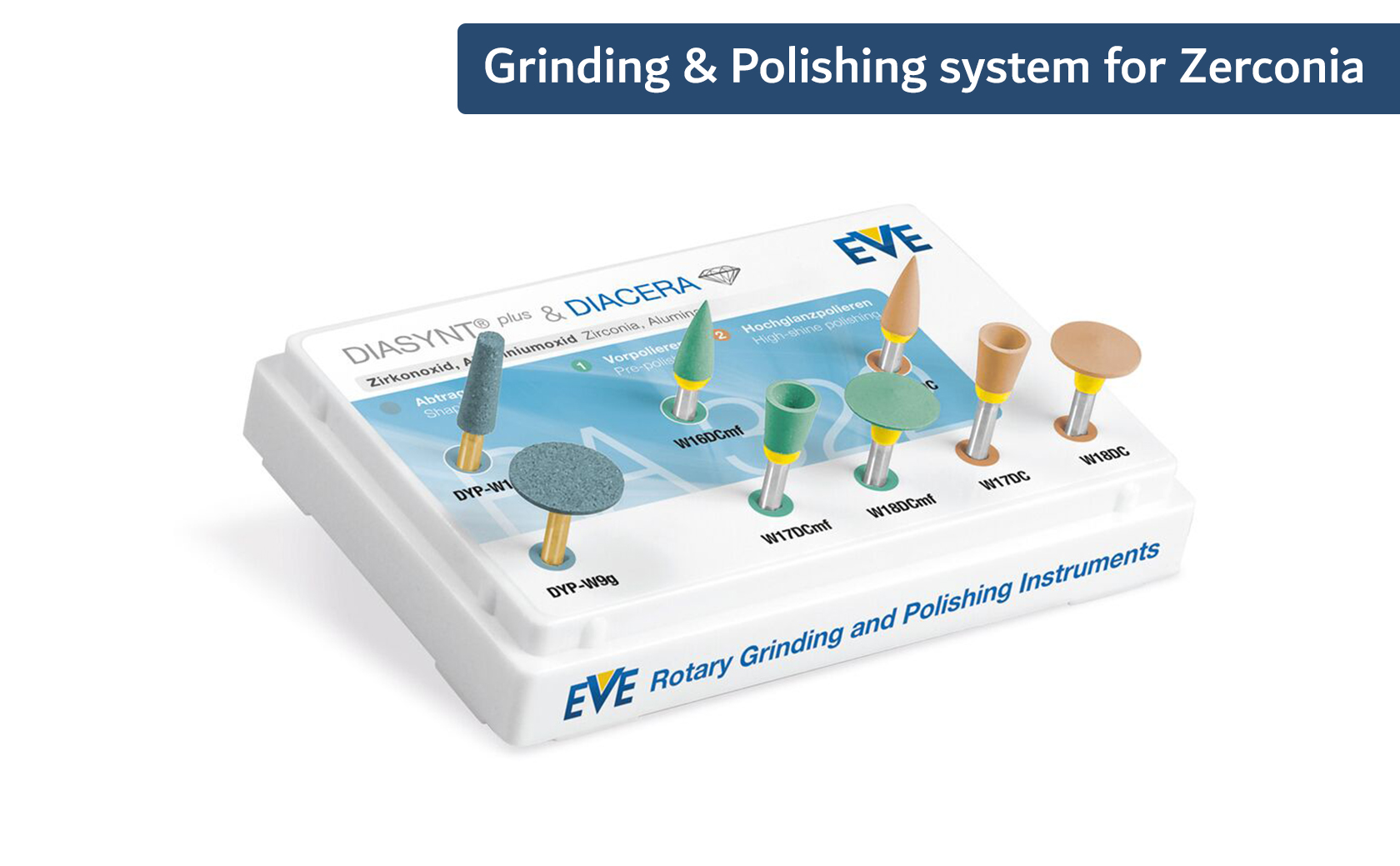 DIASYNT PLUS &amp; DIACERA, Zirconia Polishing Burs 