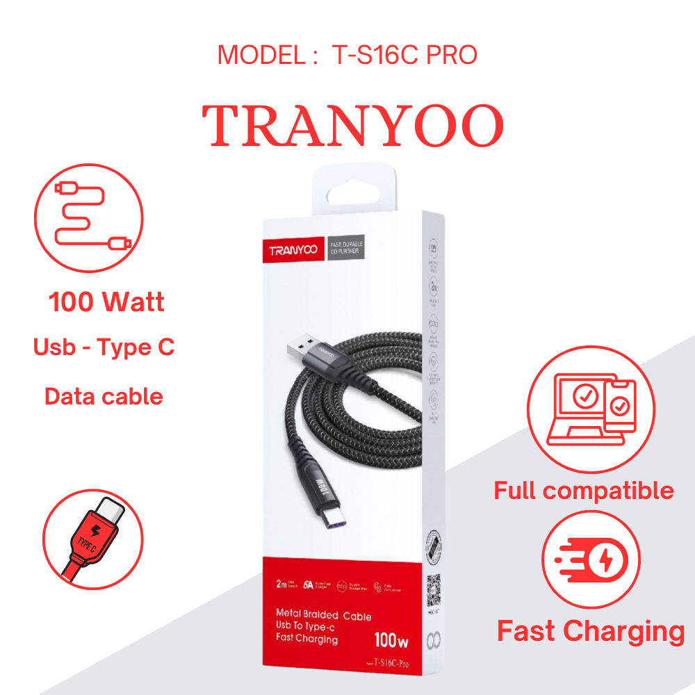 fast cable 2M usb - type c T-S16CPro