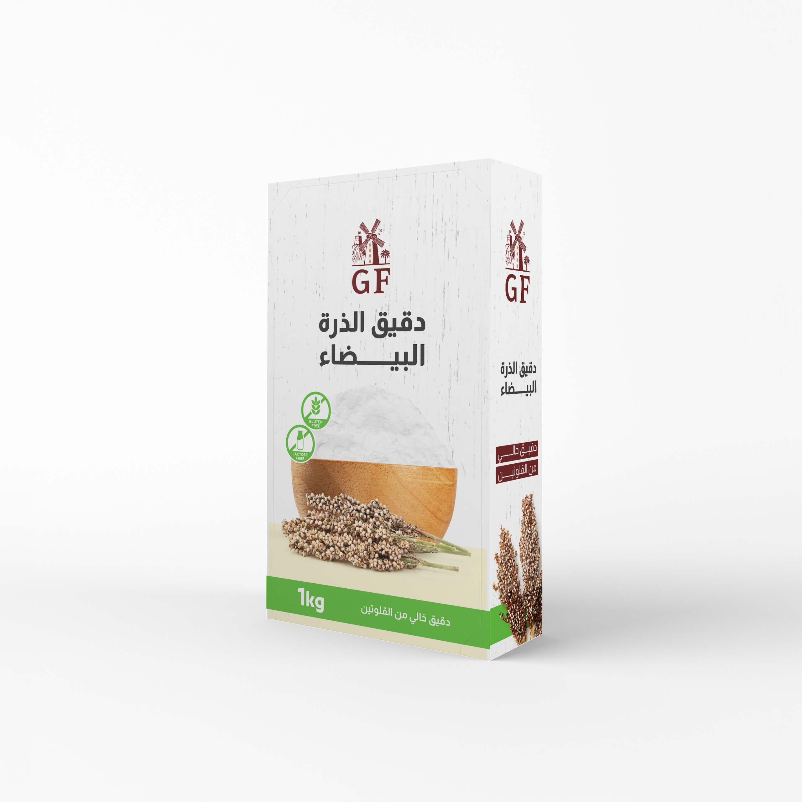 دقيق الذرة البيضاء 1 كغ  GF