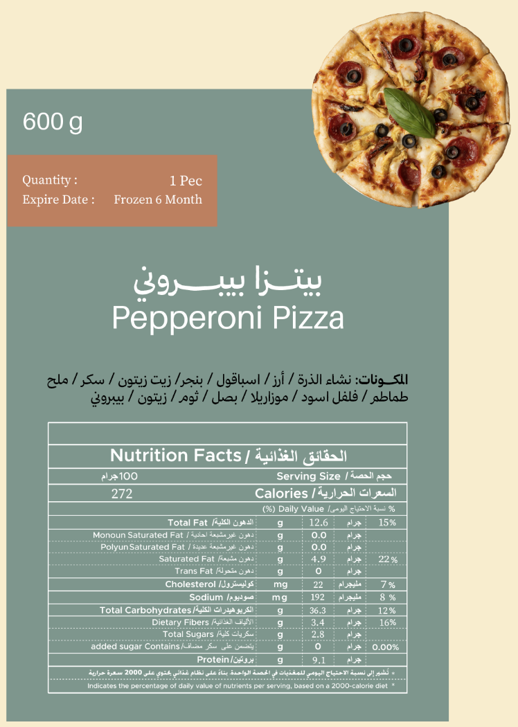 بيتزا ببروني