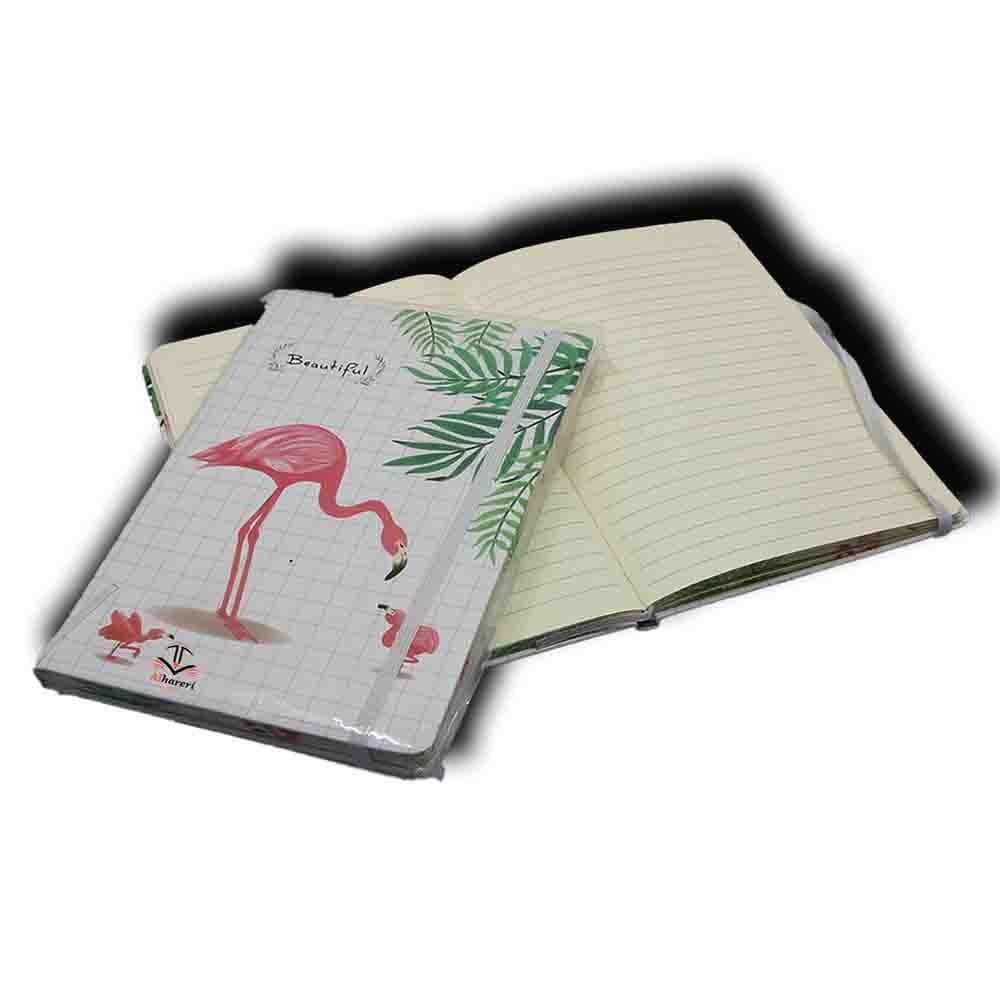 02 صورة 01 دفتر مذكرات أجندة غلاف فلامنقو 21×14 سم | متجر الحريري