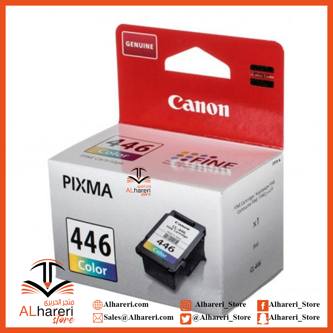 صورة عبوة حبر طابعة كانون 446 ملون | متجر  الحريري