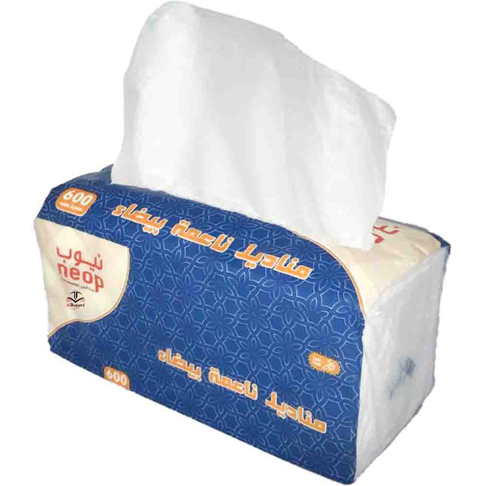 Image of Neub Ultra Soft White Tissues 600 Pcs | Alhareri Store
