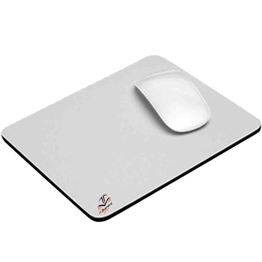 Image of white heat-transfer printable mouse pad 18×22 cm | Alhareri Store