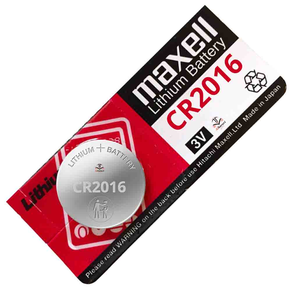 Maxell CR2016 3V battery, compact size | Alhareri Store