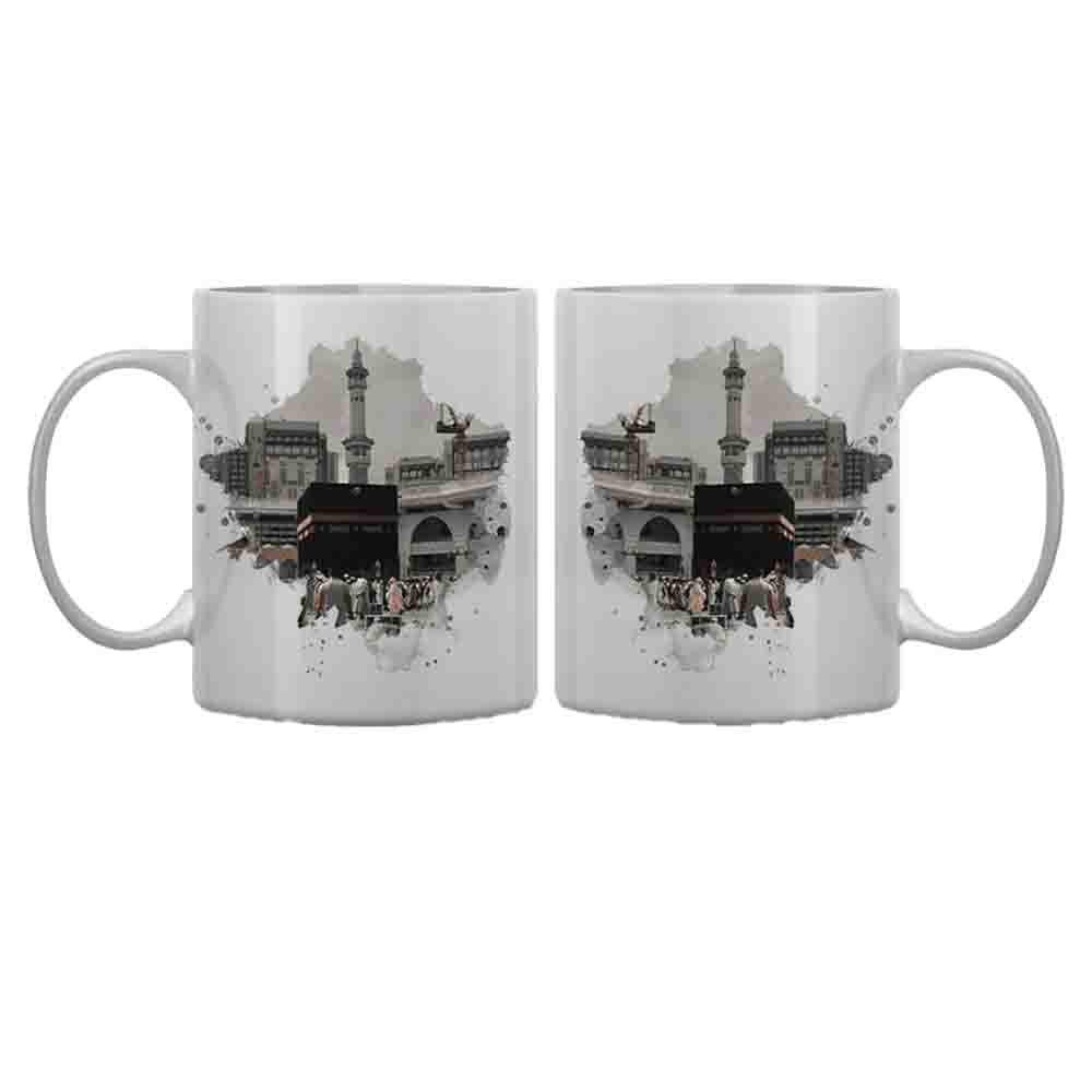 Kaaba and Minaret ceramic mug image | Alhareri Store