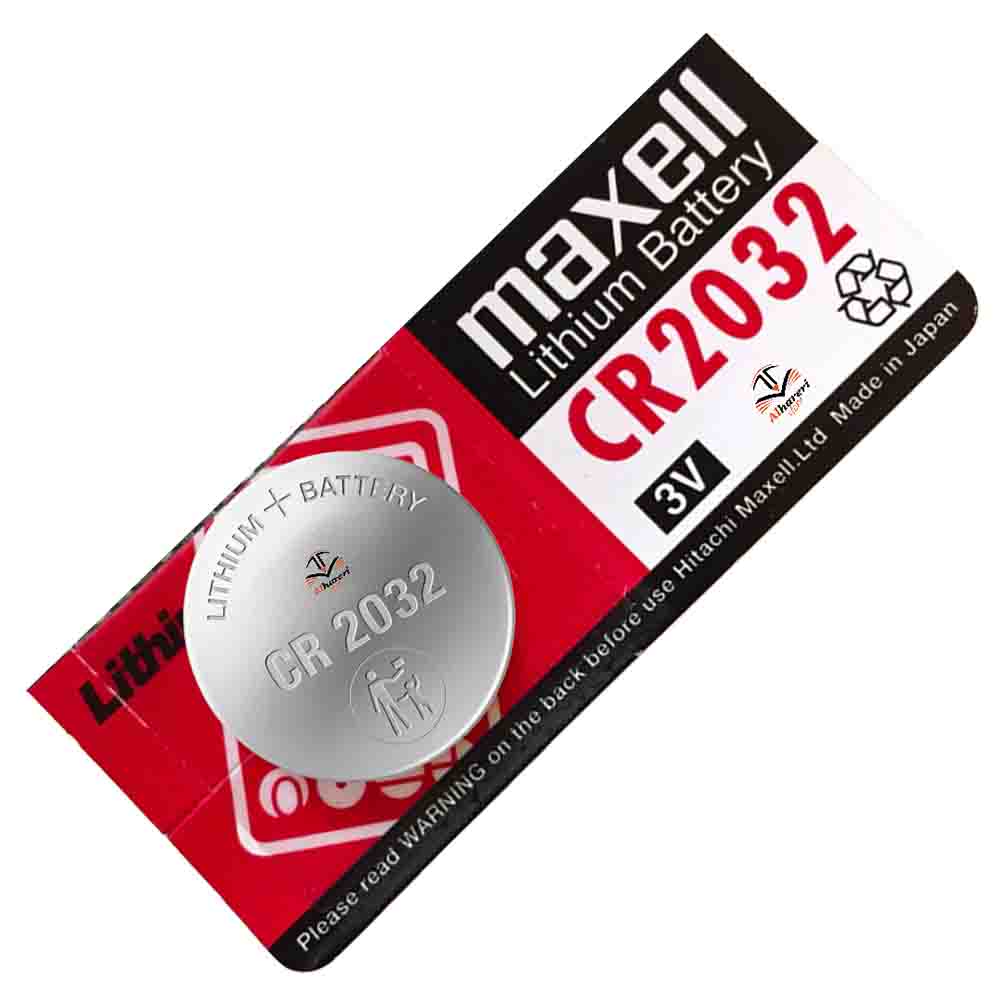 Image of Maxell CR2032 3V battery, suitable for small devices like watches and calculators. | Alhareri Store