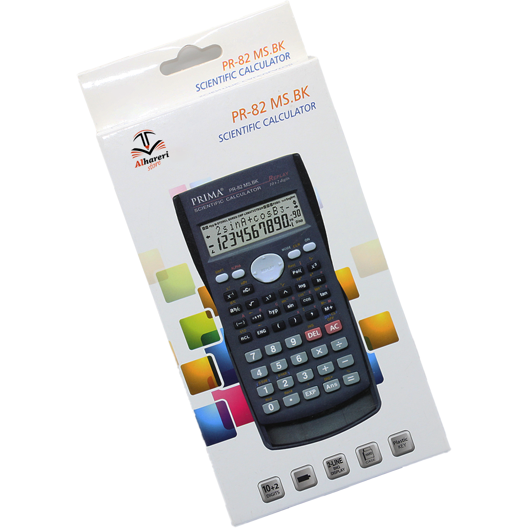 صورة اله حاسبه حديثه رقمية علمية PR-82 MS.BK | متجر الحريري