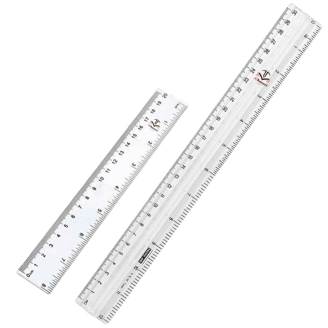 Transparent Plastic Ruler Image | Al Hariri Store