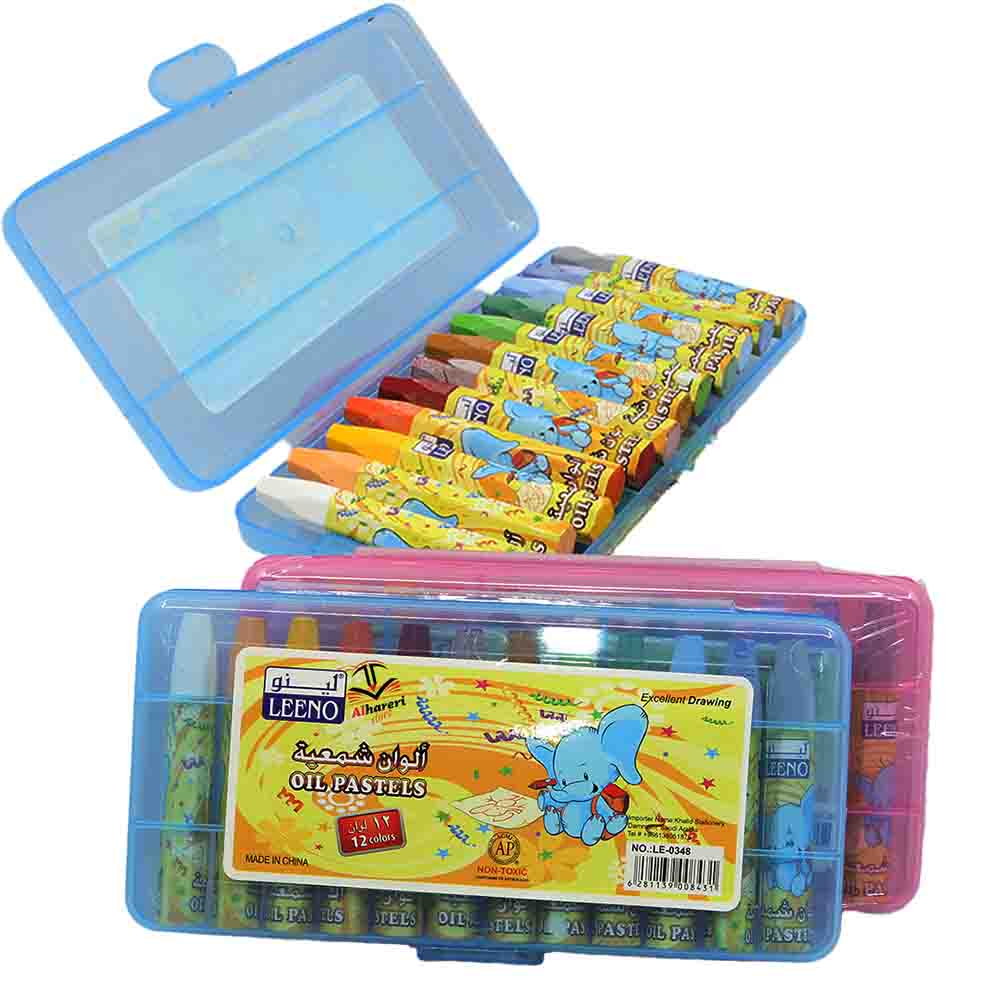 1 Image of mini wax crayons set 12 colors for drawing and coloring | Alhareri Store