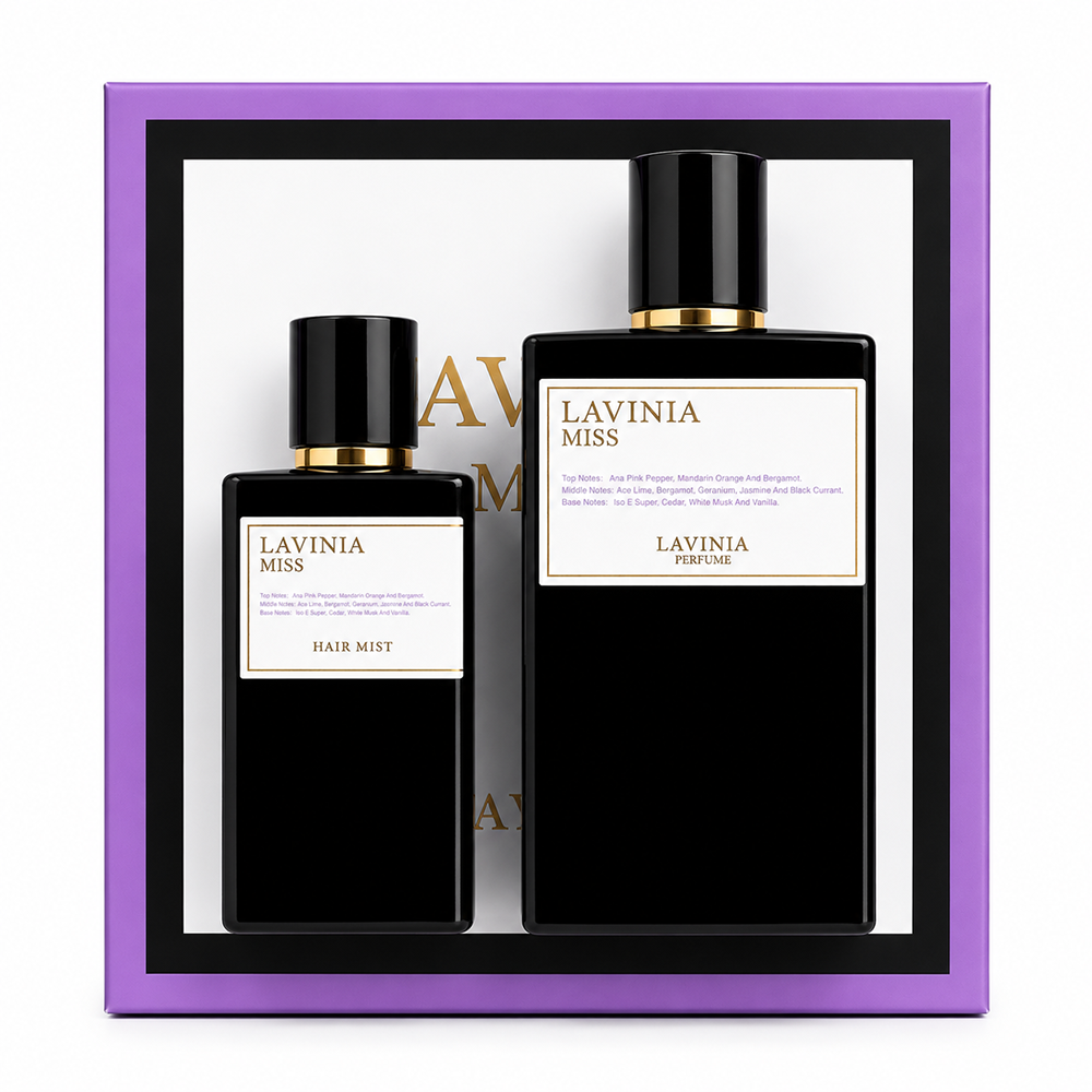 مجموعة لافينيا ماس نسائية عطر 100 مل + عطر شعر 30 مل