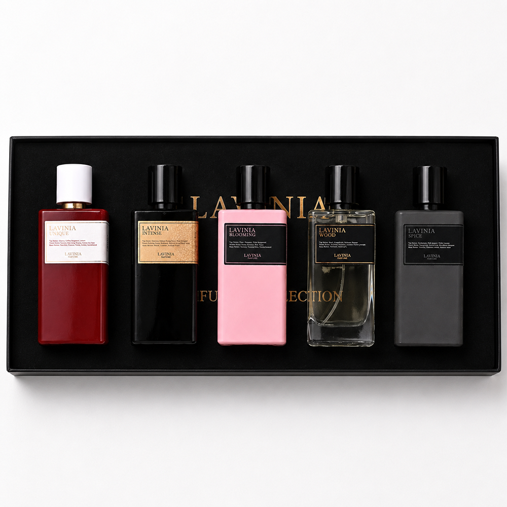 طقم عطور لافينيا للجنسين 5 قطع 30 مل
